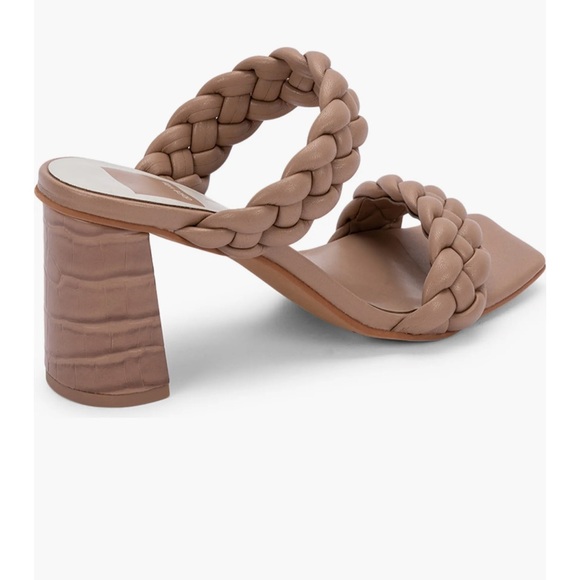 🧨Last chance🧨NWOT NWOB Dolce Vita Paily Braided Sandal - Cafe (brown) - Size 7 - Picture 3 of 10